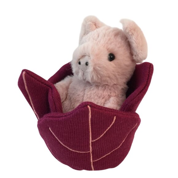 Jellycat Poppin Pig Plush 5" Stuffed Animal Toy in Flower Rare Retired - Picture 2 of 7